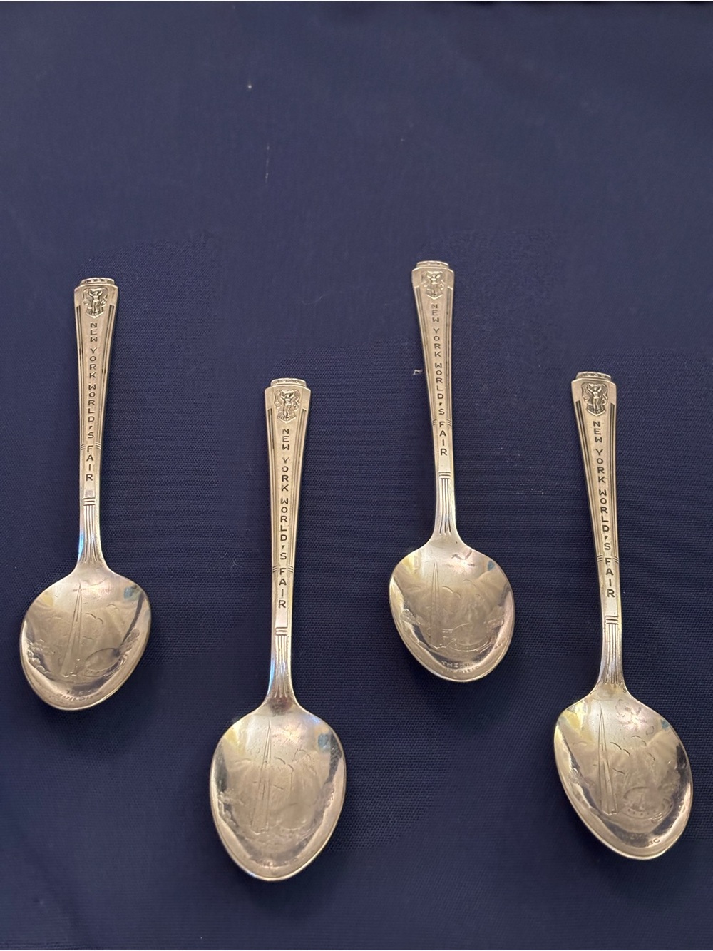 Set of 4 vintage souvenir spoons